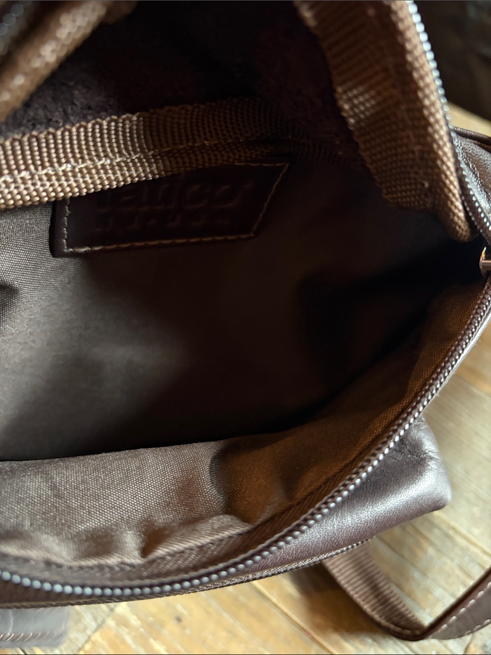 Latico Brown Leather Crossbody/Waist Bag - Picture 10 of 13